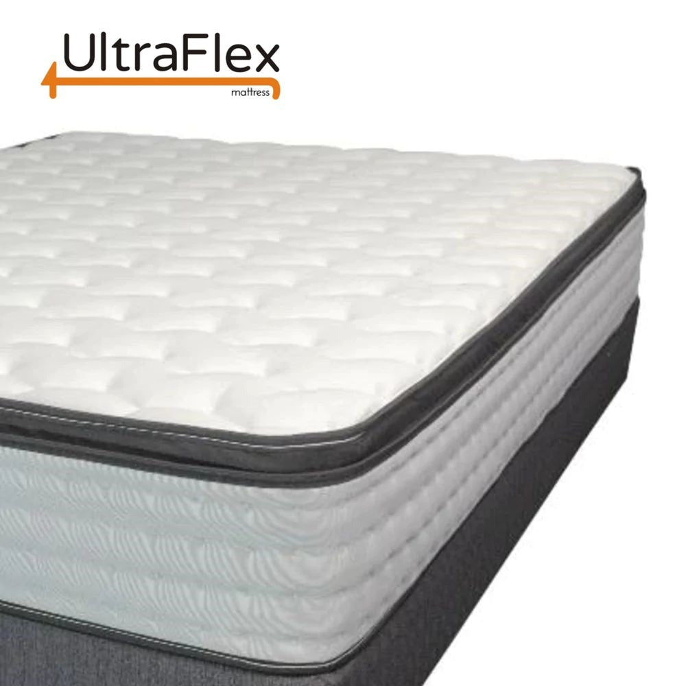 UltraFlex LUSH 12" Orthopedic Eurotop Pocket Coil Premium Foam Encased
