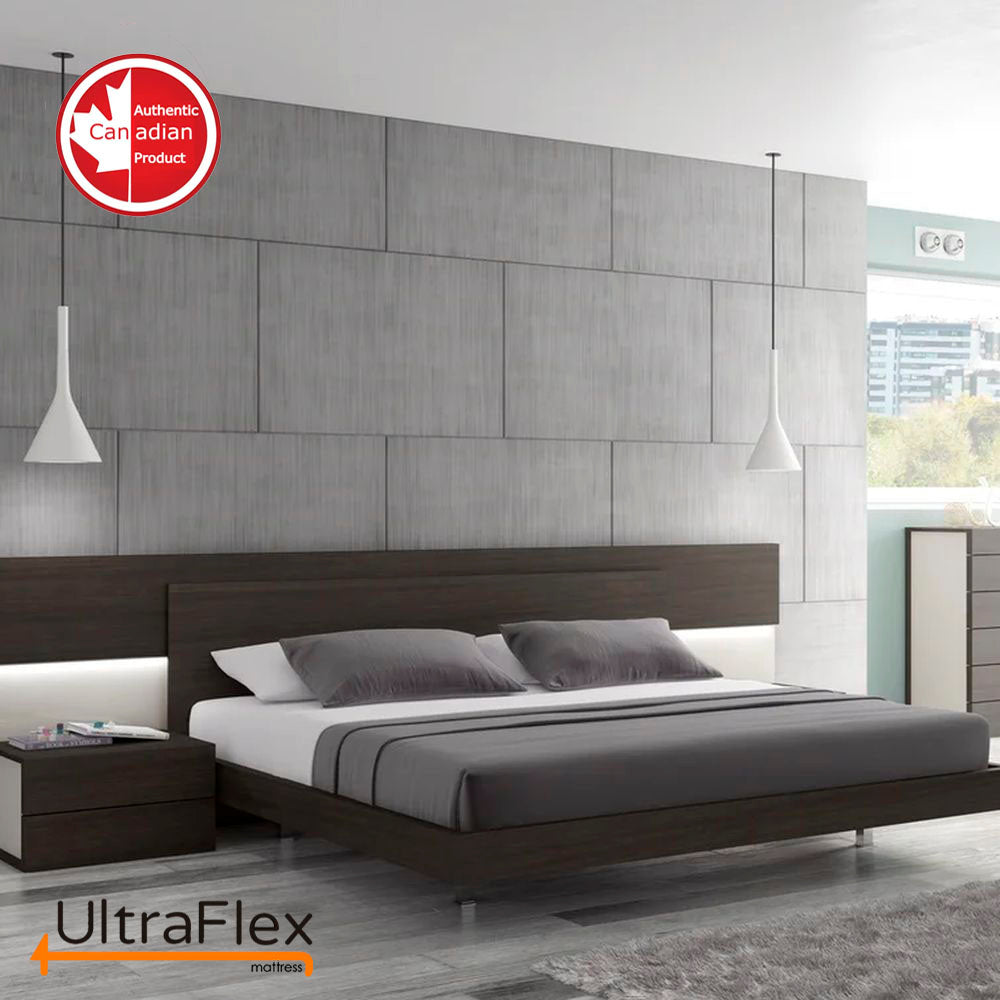 UltraFlex DESTINY- Orthopedic, Spinal Care Cool Gel, Pressure Relief Foam, Multiple Posture Support, Low Motion Transfer, Natural Foam Blend, Maxcomfort, Eco-Friendly Mattress (Made in Canada)