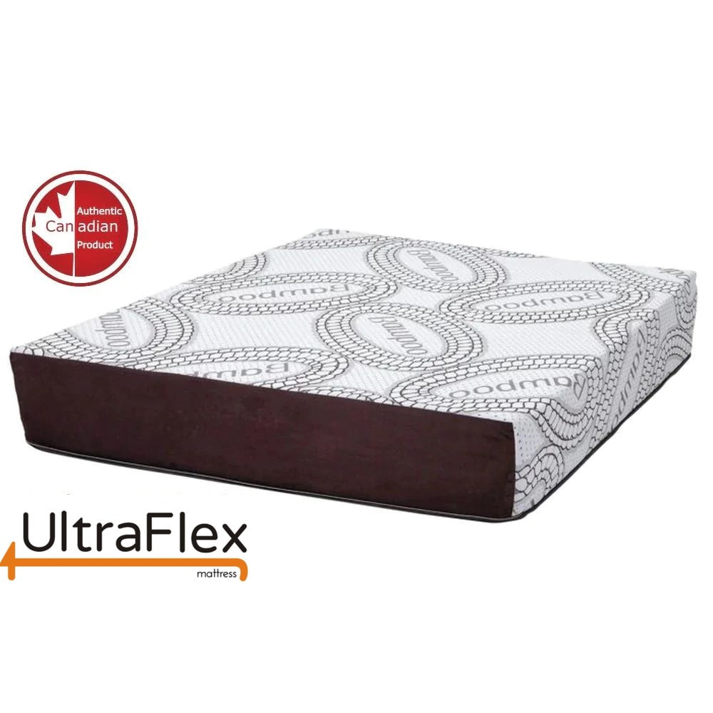 UltraFlex PLEASURE 10" Orthopedic, Cool Smart Gel Infused and Chill Memory Foam, Eco-friendly Mattress (Made in Canada)